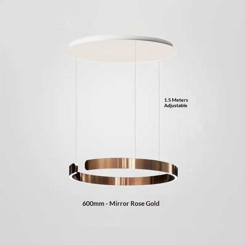 LED Full-spectrum salle à manger moderne Chandelier avec un design léger et luxueux