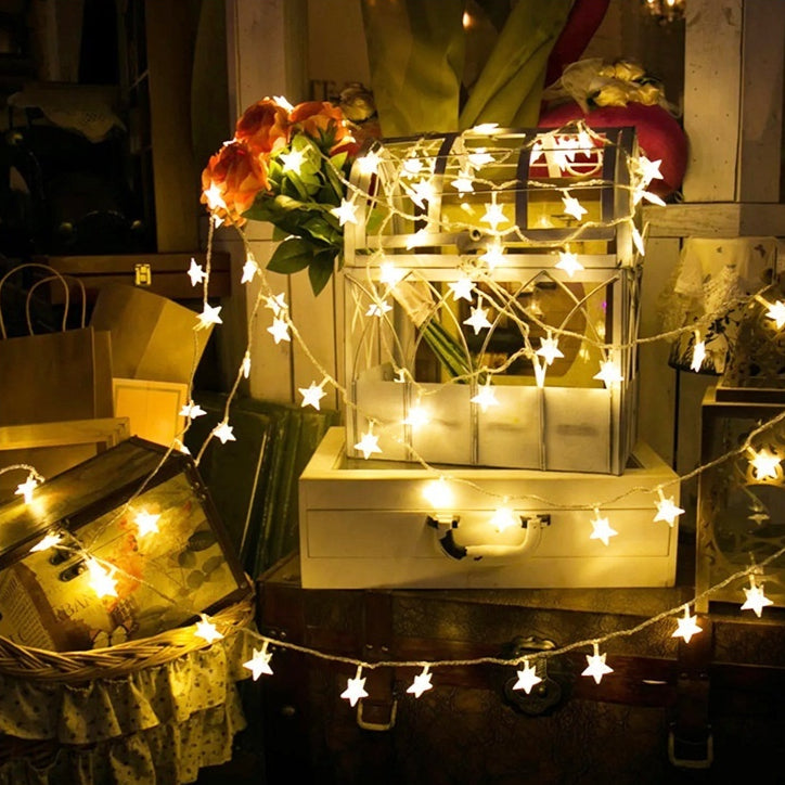 LED Star Light String Décoration de vacances en plein air 3 M