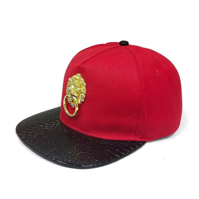Casquette de baseball en cuir PU pour hommes
