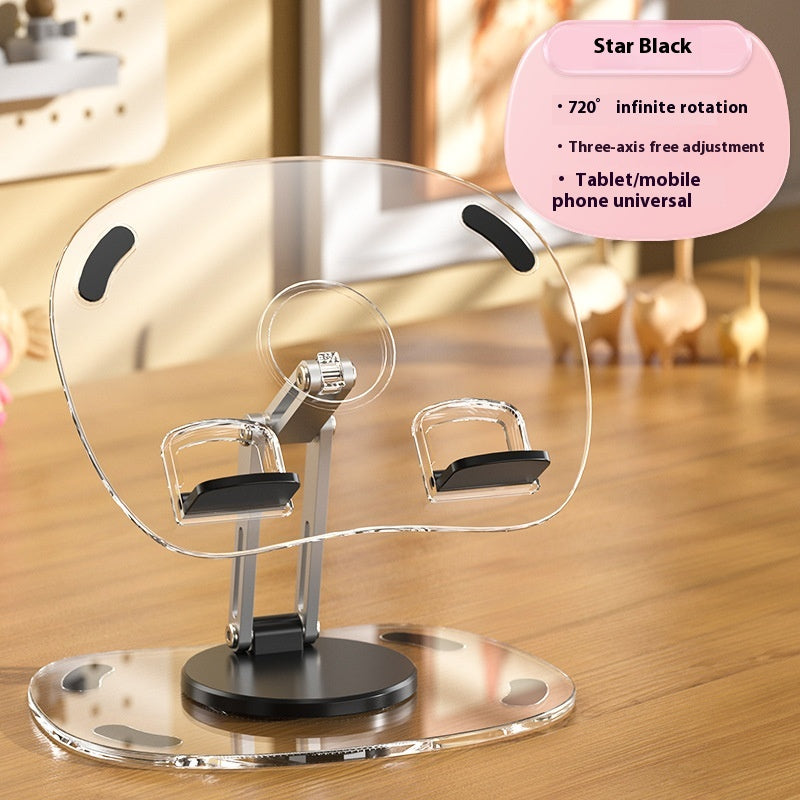 Laptop Holder, Aluminum Alloy Desktop Lazy Metal Cellphone Holder