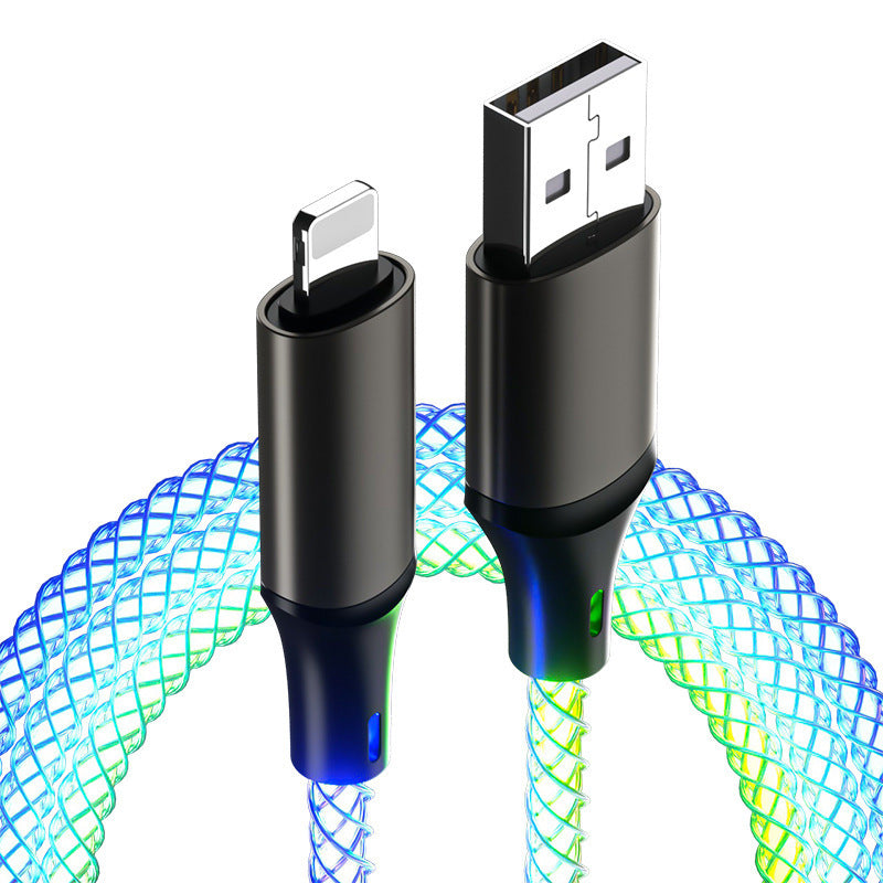 RGB Charge de câble de données couleur magique