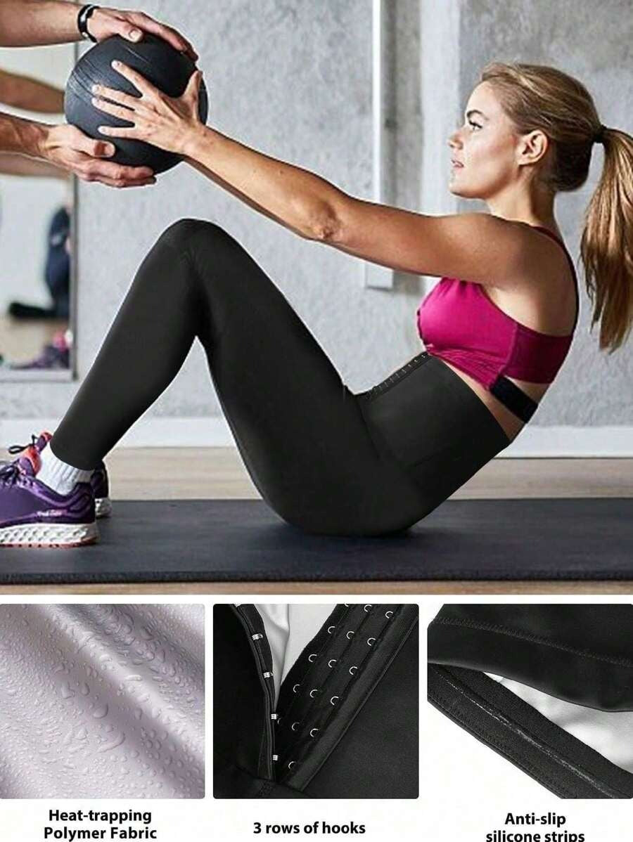 Pantalons de sweat Sauna pour femmes haute pression de compression Lombrage Leggings Workout Thermo Pant W