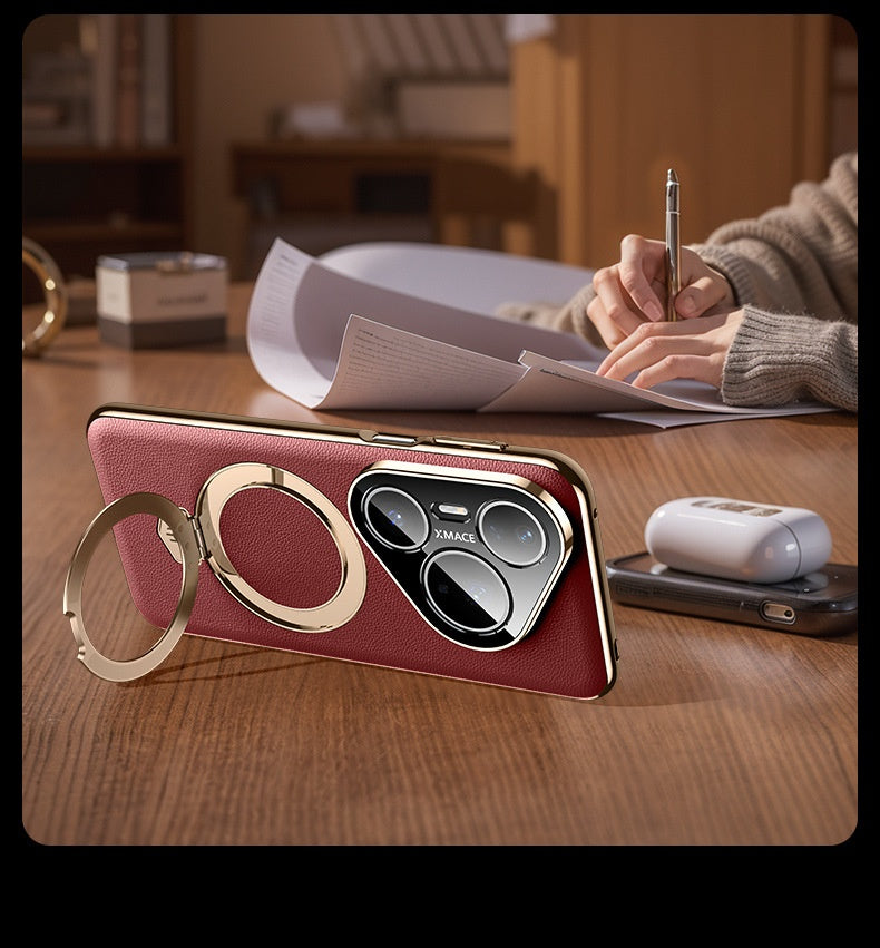 Coque de téléphone rotative magnétique