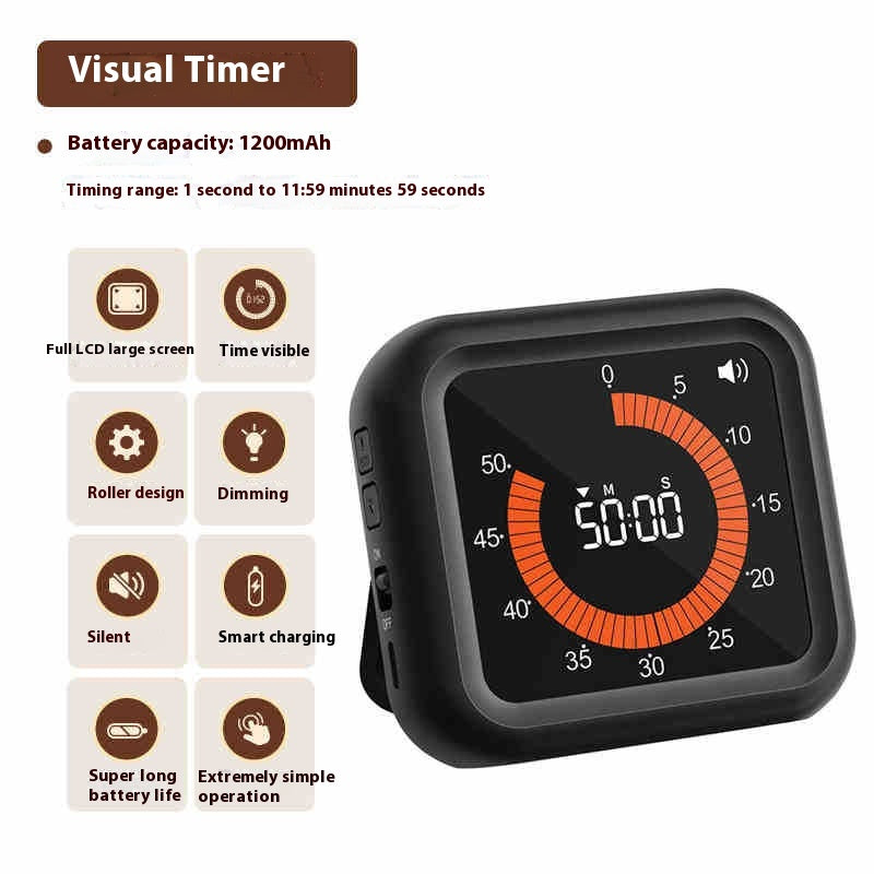 Visual Mute Time Manager Alarme autodiscipline