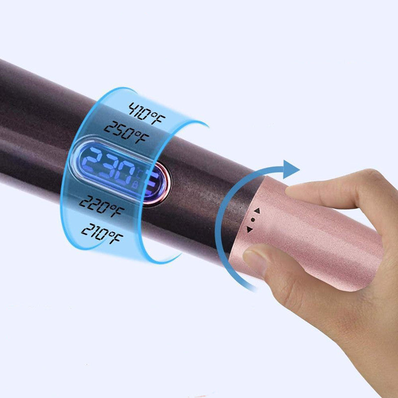 2 En 1 Redresseur de cheveux et Curler Curling Fer pour tous les types de cheveux Tourmaline céramique Twi