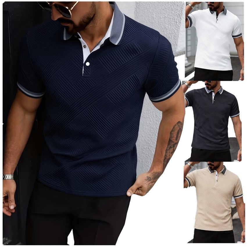 Hommes Polo Chemise à manches courtes Casual Top