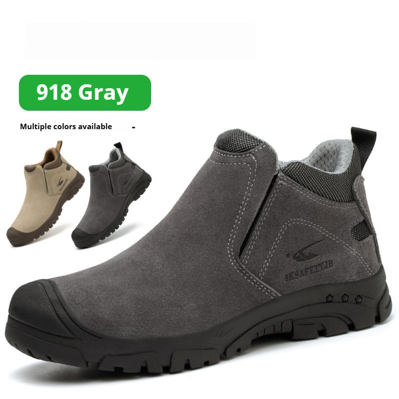 Chaussures de protection du travail de soudeur léger quatre saisons