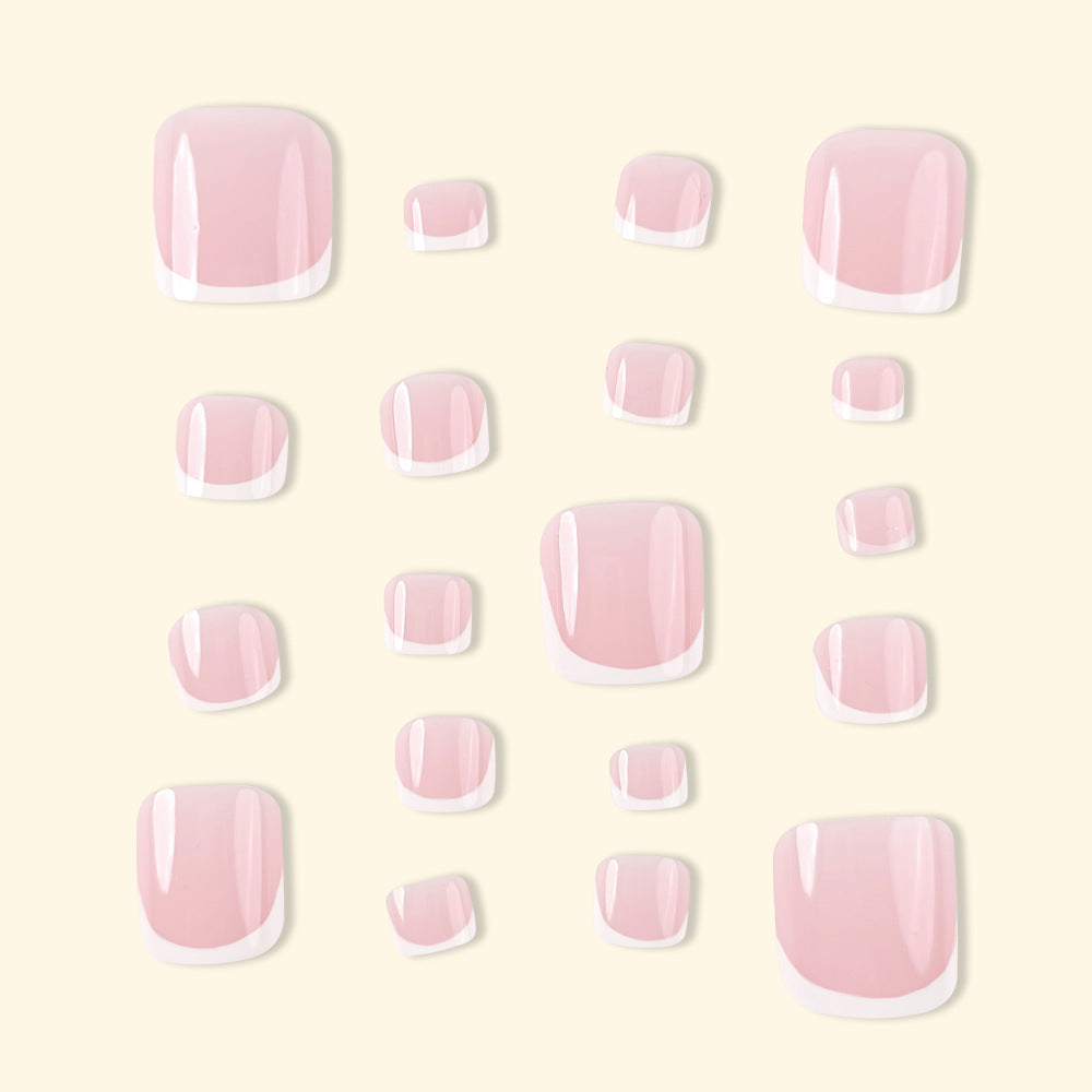24 pièces de couvertures à ongles portables de style court