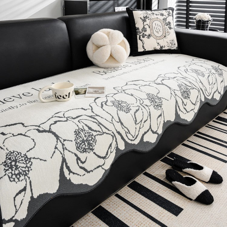 Coussin de canapé d'été irrégulier avec un tissu léger et luxueux