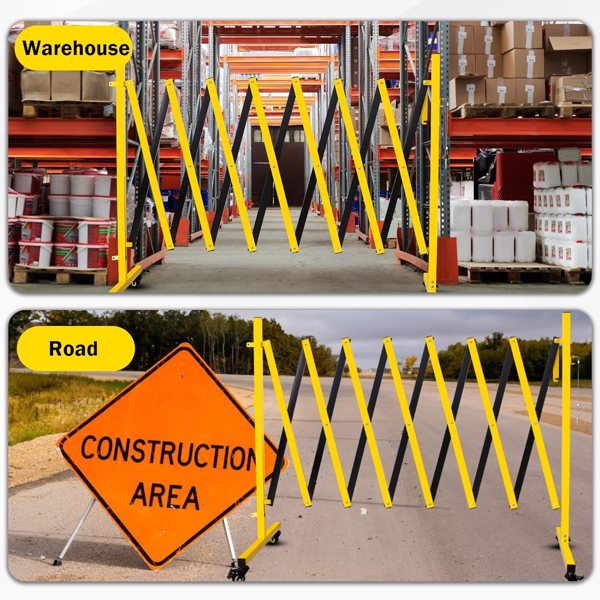 Barricade extensible en métal