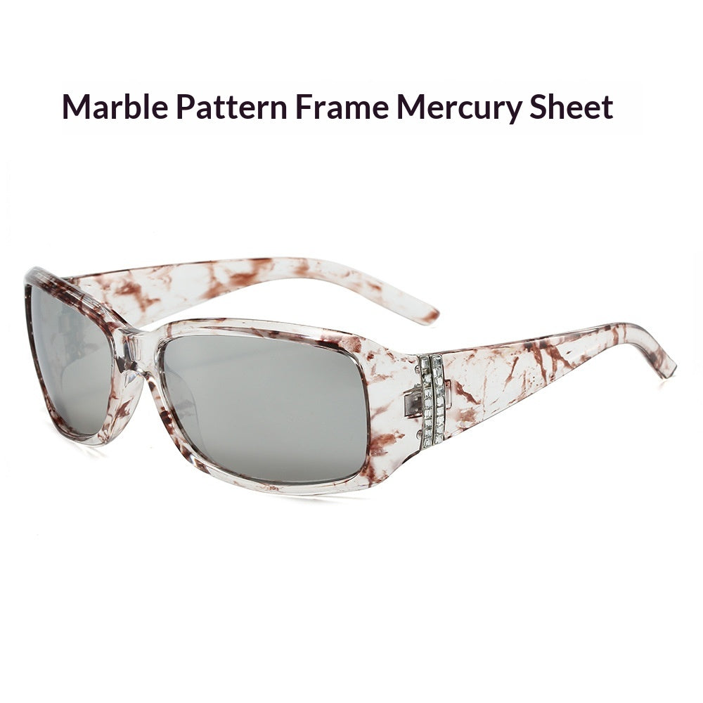 Lunettes de soleil à tendance rétro-protection UV pour les parties
