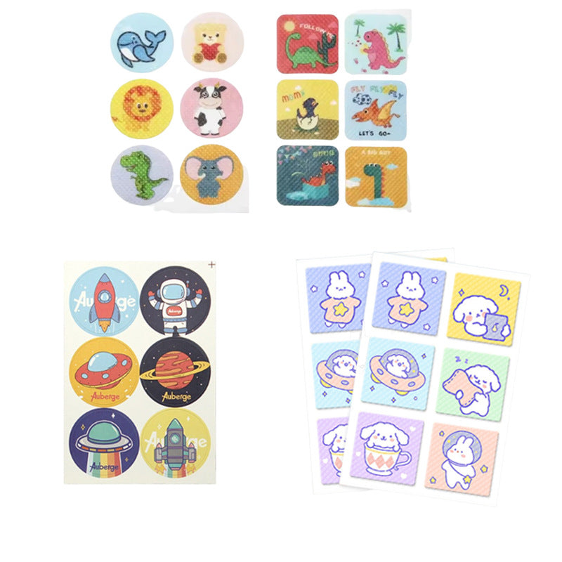 Stickers Non-Tissé Bite Extérieur Enfants Cartoon Bio