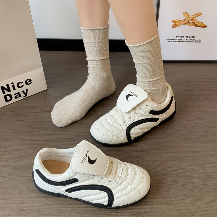 Sneakers Blancs Platform Versatile Léger Vintage pour Femme