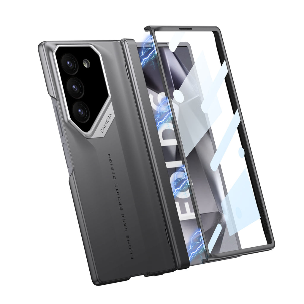Membrane de shell ultra-mince Magnetic Frosted Hard Shell Protection intégrée