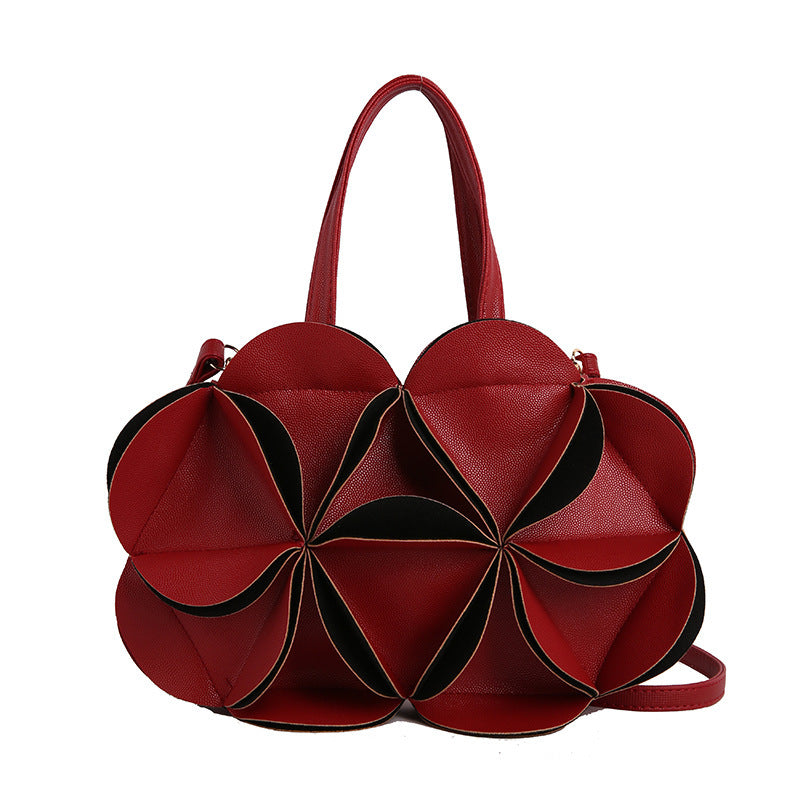 Femmes Rouge Petit sac à main Crossbody or Shooter Tote Style
