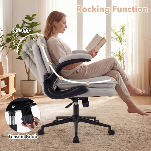Chaise croisée Criss avec bras rabattus