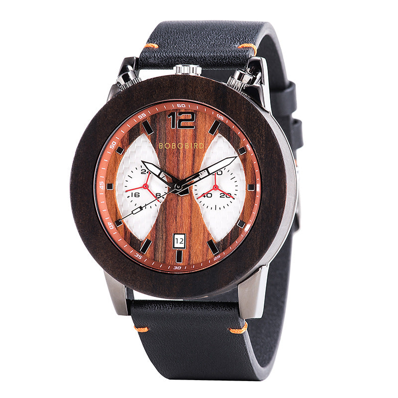 Modèle de montre en bois T30