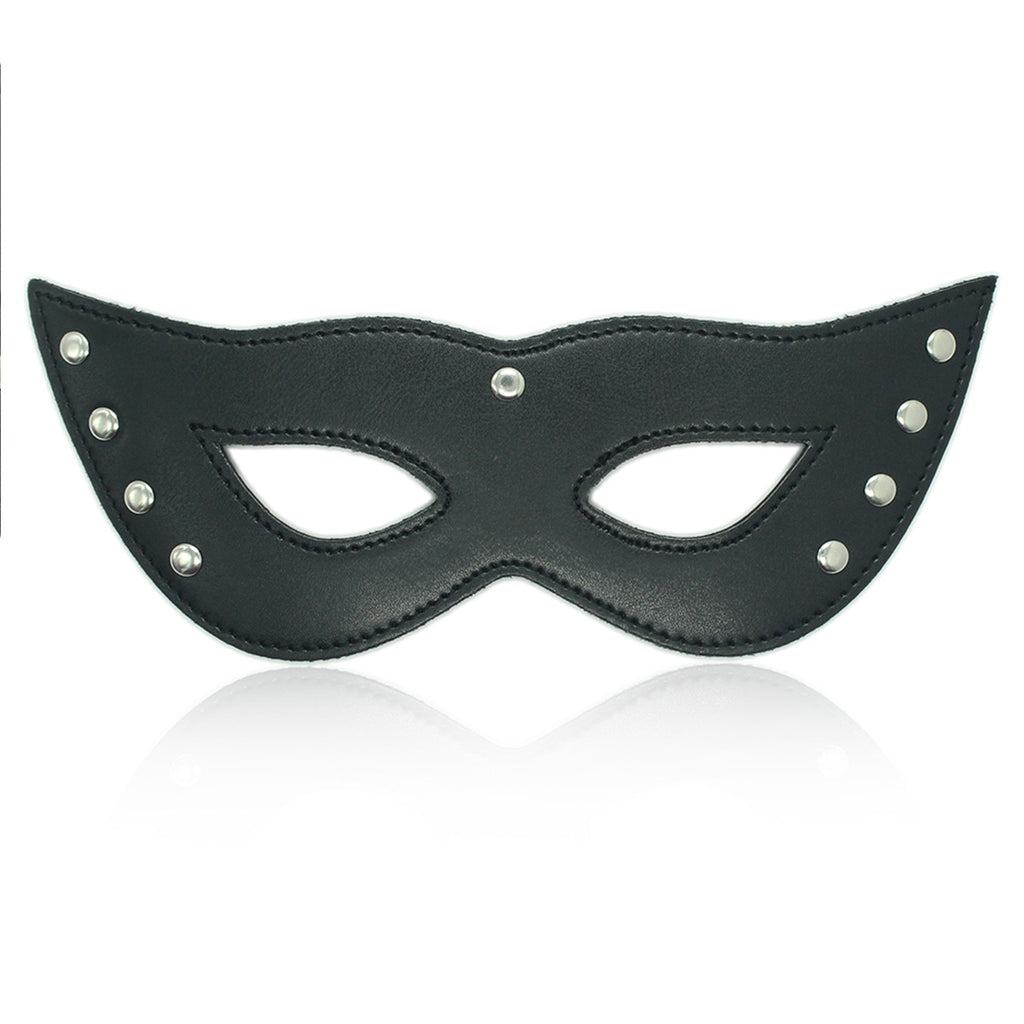 Masque des yeux en cuir de Black Cat