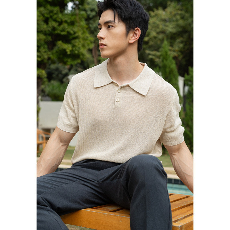 T-shirt casual à manches courtes pour hommes
