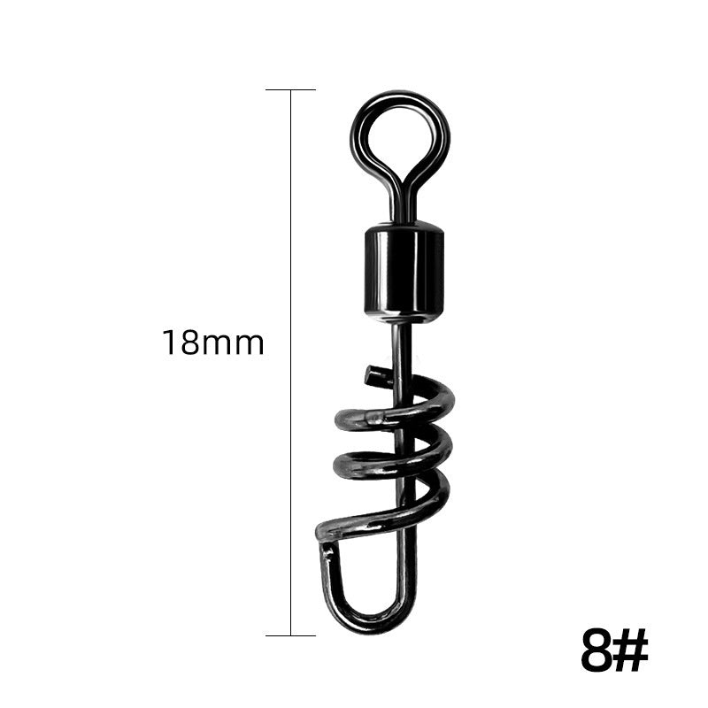 Connecteur pivotant pratique en acier inoxydable 8-forme anneau