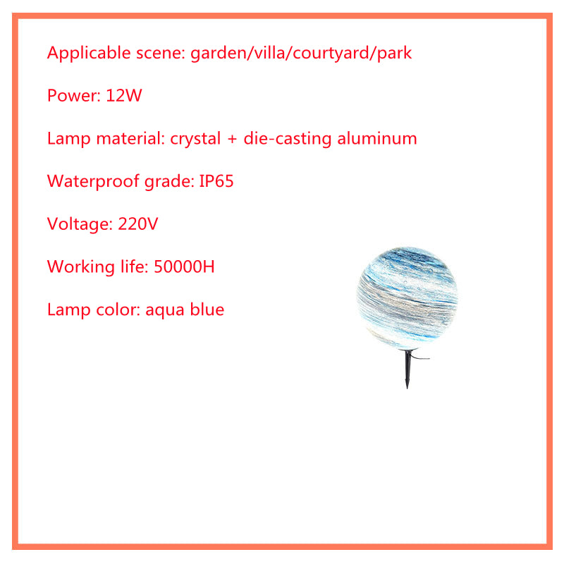 Solar pelouse extérieur étanche Villa Garden Grass lampe de terre
