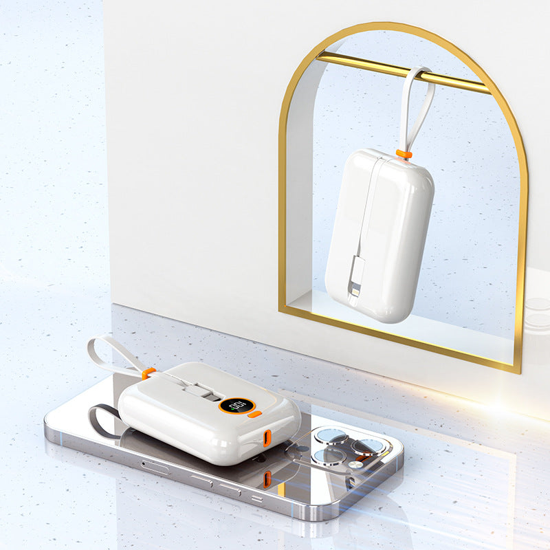 Charge super rapide 66W avec la banque d'alimentation par câble