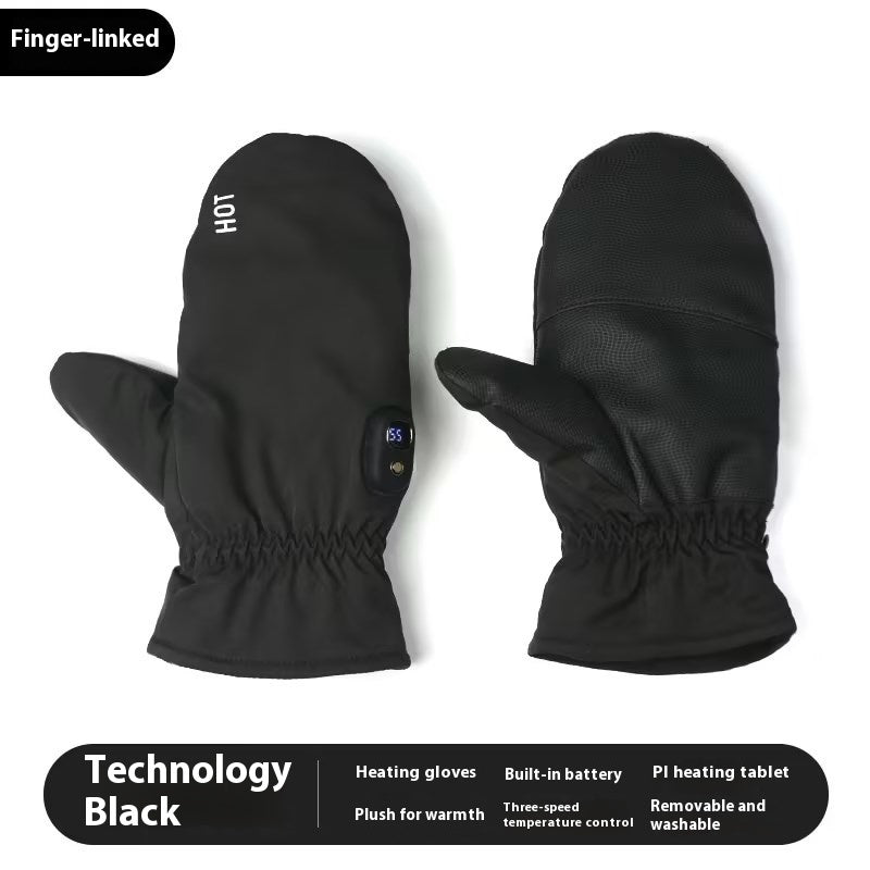Gants de chauffage électrique résistants au vent