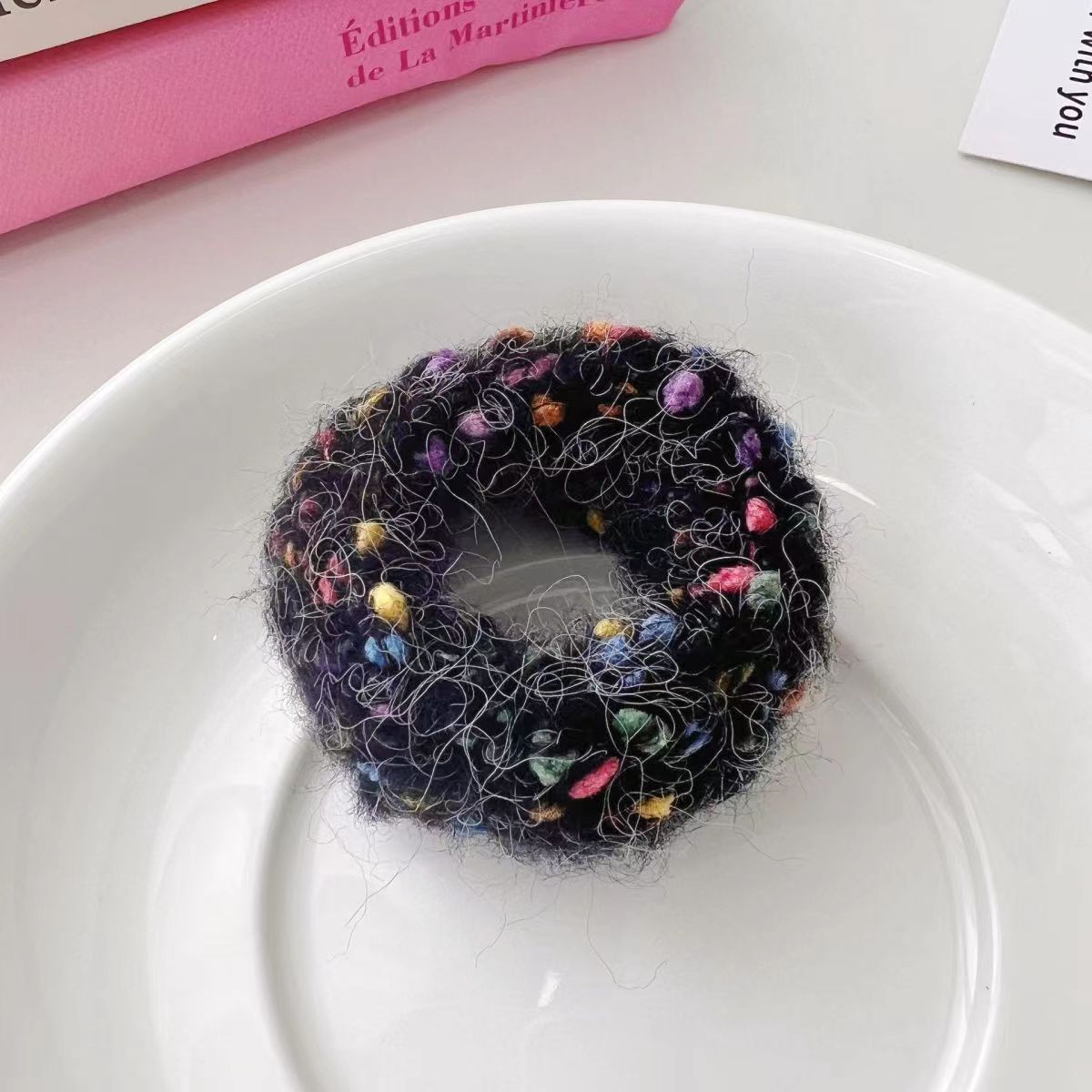 Simple Plush Hair Tie for Women