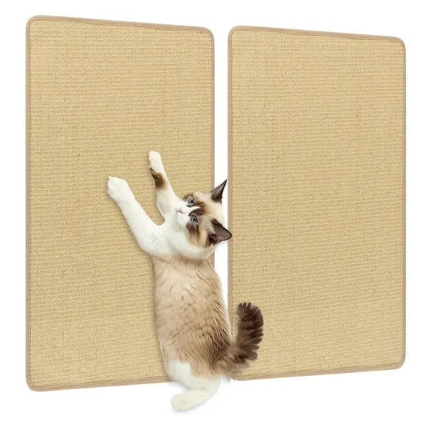 2-Pack 32"x20" Natural Sisal Cat Scratching Mats