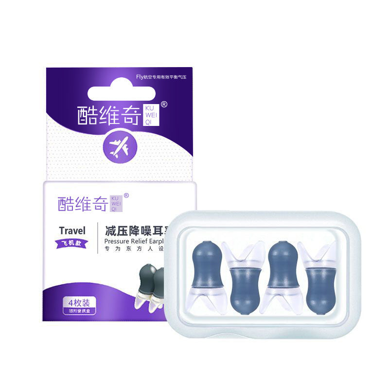 Aviation earplugs for reducing cabin pressure