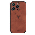 Coque de téléphone Tête de cerf intégrée magnétique résistant à la chute Couverture de protection