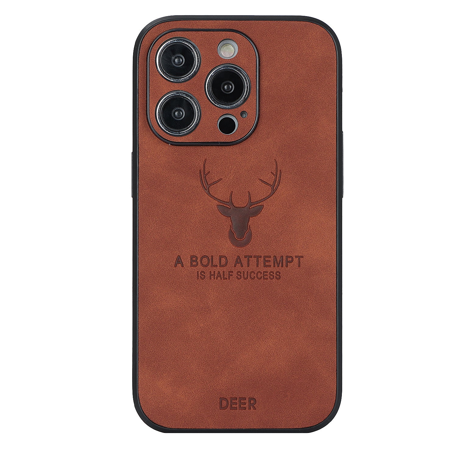 Coque de téléphone Tête de cerf intégrée magnétique résistant à la chute Couverture de protection