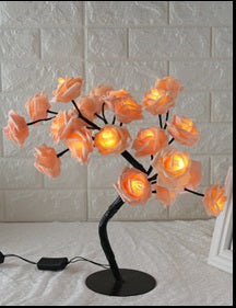 Lampe à arbre LED Rose Petit arbre lampe de modélisation lampe de table
