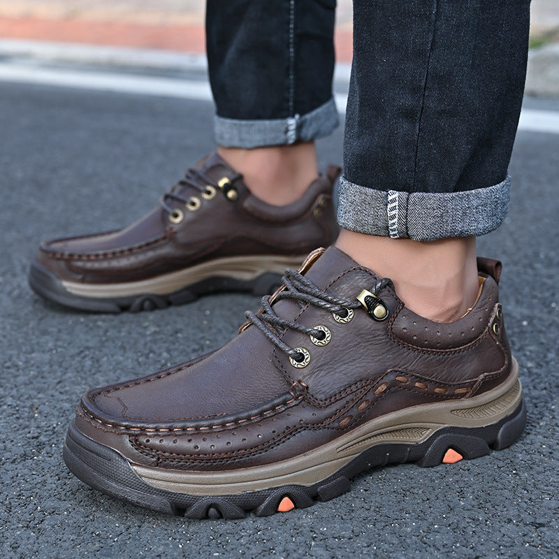 Chaussures de randonnée en cuir de vache pour hommes