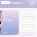 Gradient Removable Coil Notebook