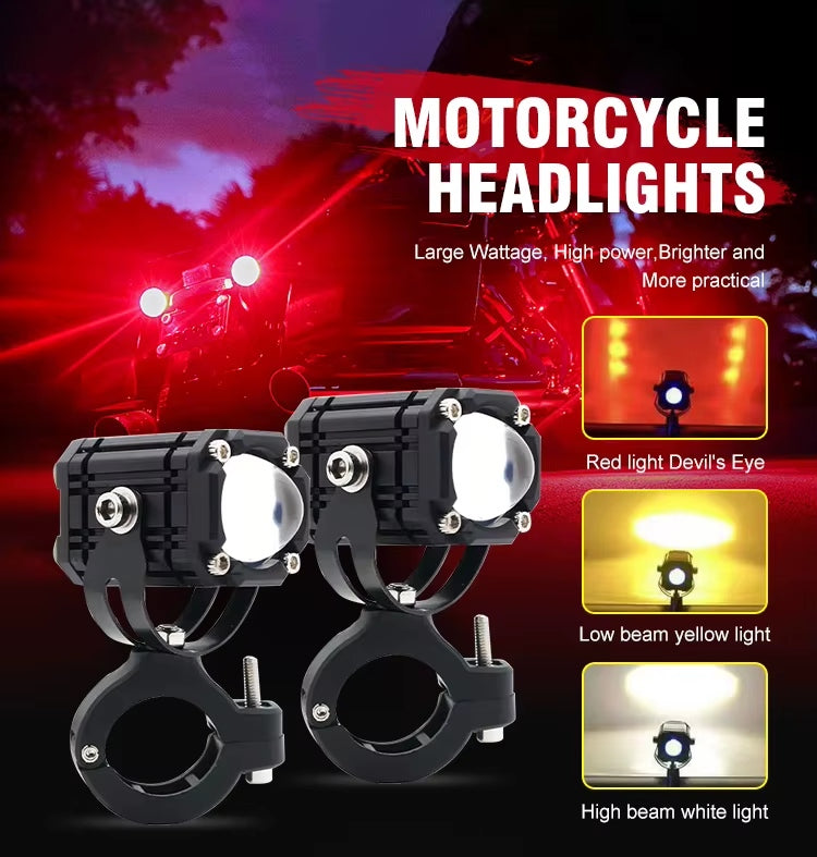 2pcs M5 Spotlight Ultra lumineux LED feux de brouillard