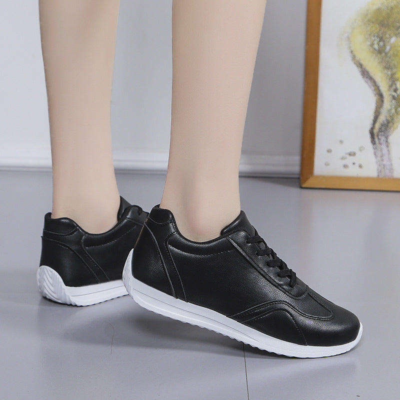 Women's Platform White All-Match Casual Student Shoes
