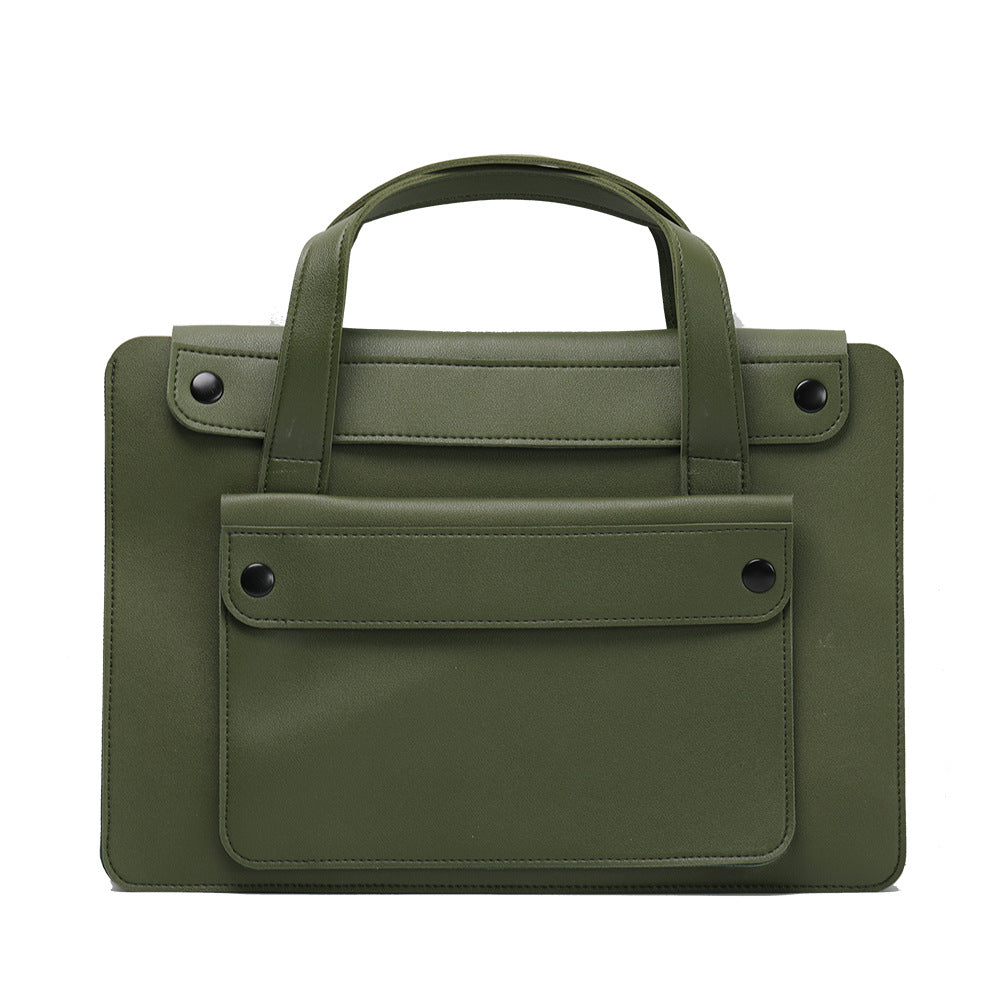 Sac à main pour ordinateur portable de style Accordéon polyvalent