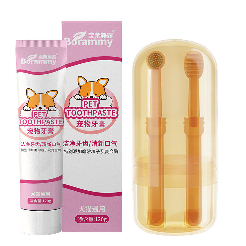 120g Chien Brosse dentaire Soins buccaux Dentifrice de chat comestible