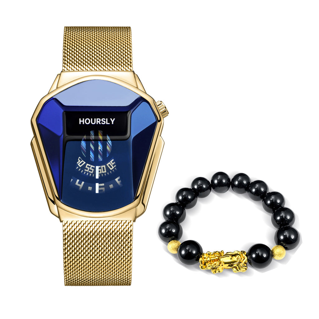 Tournable acier-bande montre Pixiu Perle Bracelet Set