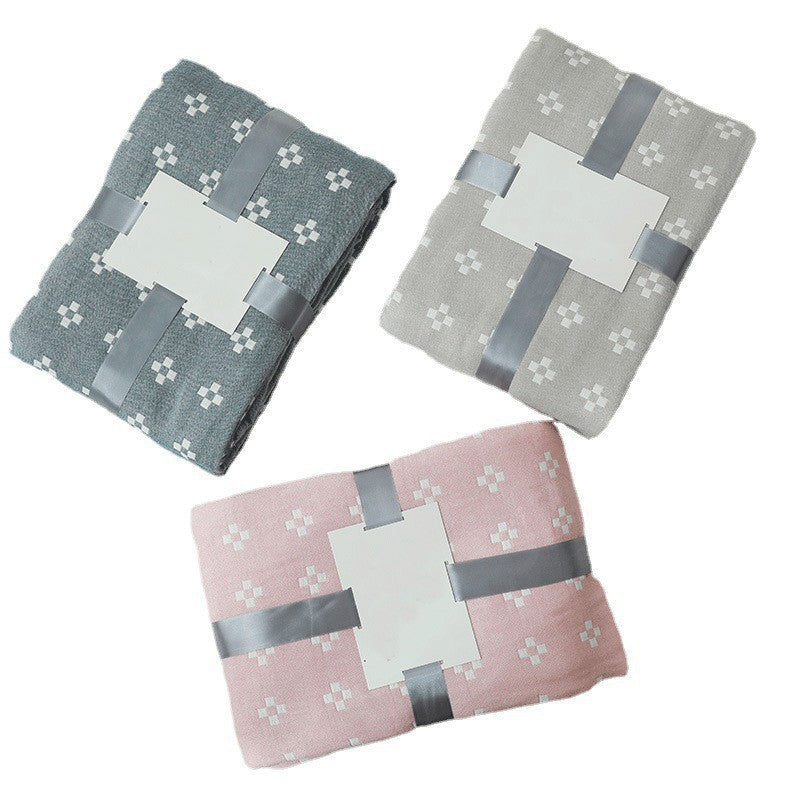Cotton pur Gauze Double Air conditionné Couverture de patch