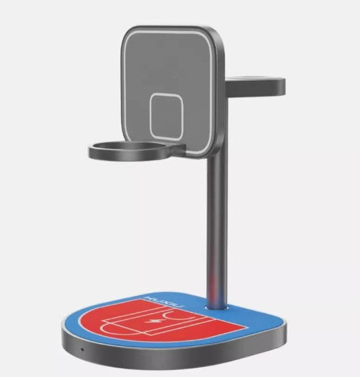 3-en-1 Basketball Hoop magnétique sans fil charge StandBase