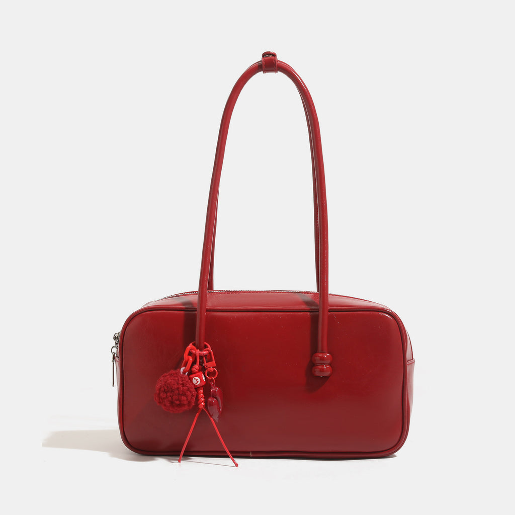 Femmes Sophistiqué Rouge Grandes capacités Sac à bandoulière