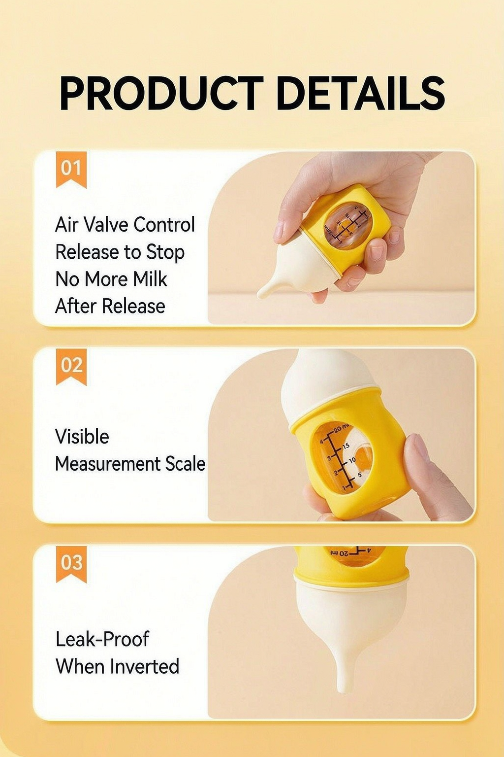 Bouteille de soins pour animaux de compagnie anti-choc bionique de 20ML 80ml pour chiots et chatons nouveau-nés