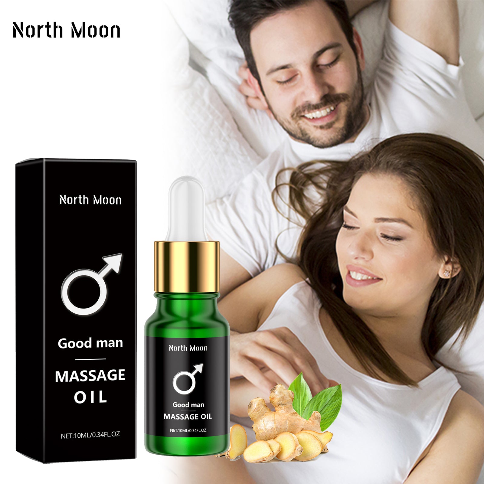 Huile de massage pour hommes 1010ml-boîte