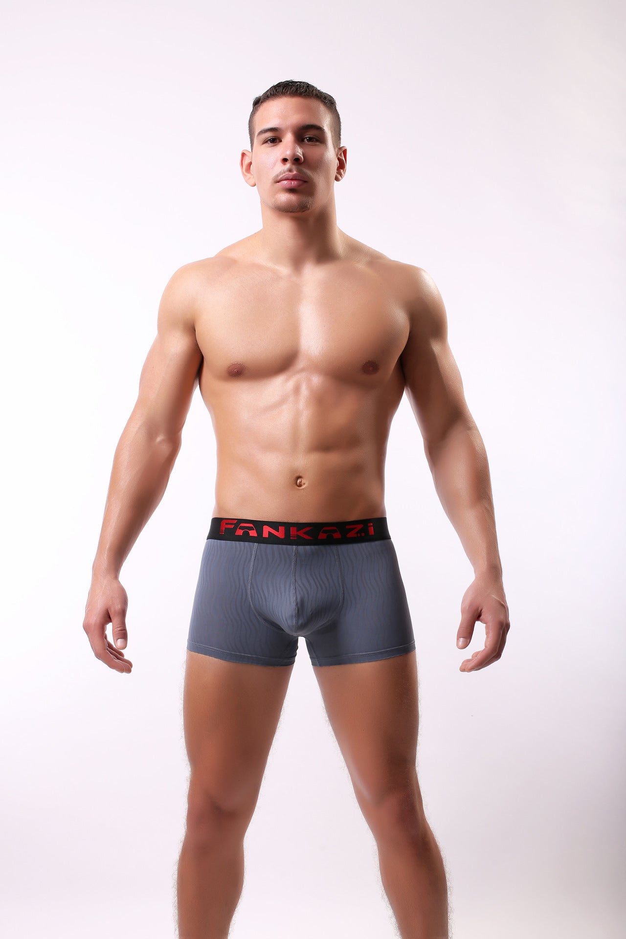Sous-vêtements pour hommes rayés Boxers respirants et encombrants