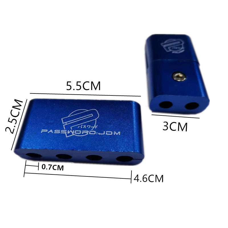 Three-piece metal fixing clip car modification