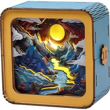 Puzzle en bois Ambiance créative Petite lampe de nuit