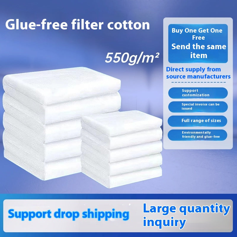 Réservoir de poisson épaissé haute densité et haute perméabilité filtre coton