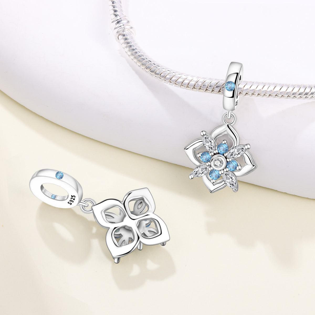 Lily de la vallée Iris et la fleur spinning bricolage bracelet pendentif accessoires